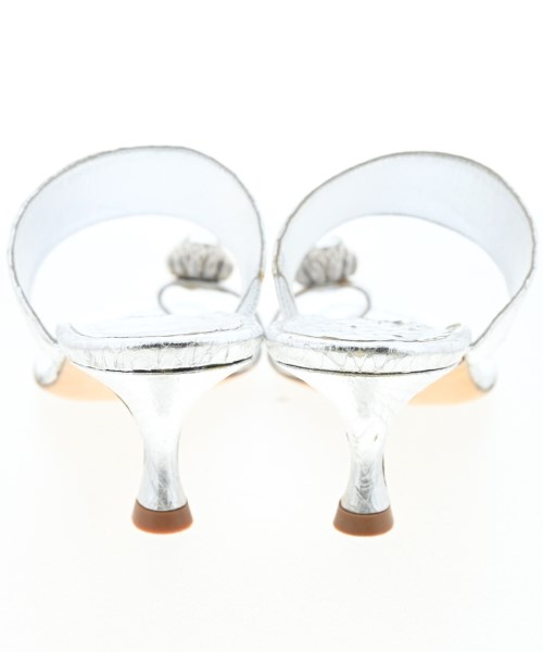 MANOLO BLAHNIK（マノロ　ブラニク）サンダル シルバー サイズ:EU36(22.5cm位) レディース/2200705220040