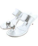 MANOLO BLAHNIK（マノロ　ブラニク）サンダル シルバー サイズ:EU36(22.5cm位) レディース/2200705220040
