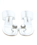 MANOLO BLAHNIK（マノロ　ブラニク）サンダル シルバー サイズ:EU36(22.5cm位) レディース/2200705220040