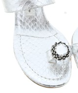 MANOLO BLAHNIK（マノロ　ブラニク）サンダル シルバー サイズ:EU36(22.5cm位) レディース/2200705220040