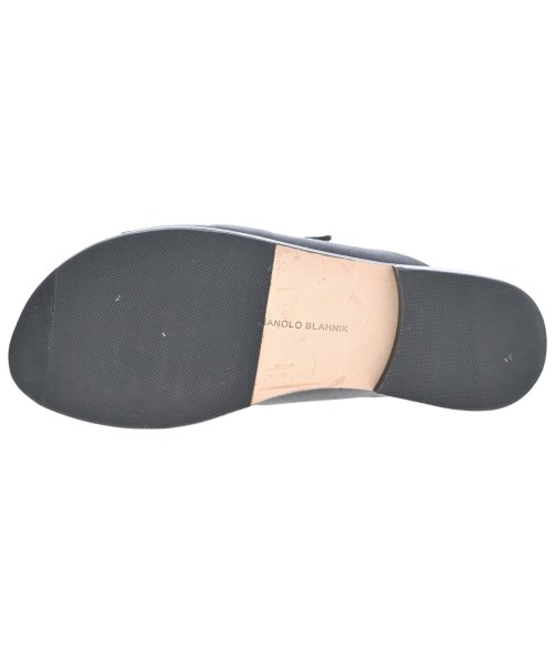 MANOLO BLAHNIK（マノロ　ブラニク）サンダル 黒 サイズ:-(21.5cm位) レディース/2200699774390