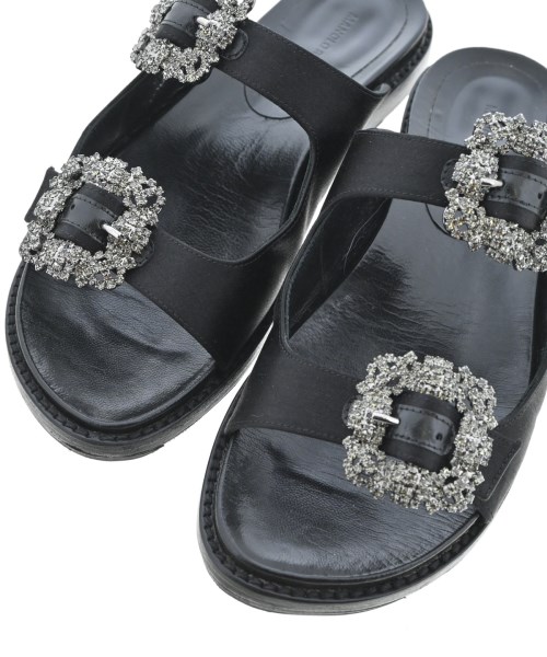 MANOLO BLAHNIK（マノロ　ブラニク）サンダル 黒 サイズ:-(21.5cm位) レディース/2200699774390