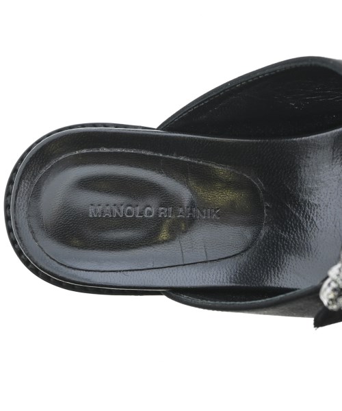 MANOLO BLAHNIK（マノロ　ブラニク）サンダル 黒 サイズ:-(21.5cm位) レディース/2200699774390