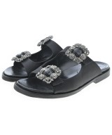 MANOLO BLAHNIK（マノロ　ブラニク）サンダル 黒 サイズ:-(21.5cm位) レディース/2200699774390