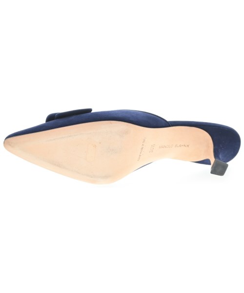 MANOLO BLAHNIK（マノロ　ブラニク）パンプス 紺 サイズ:EU36 1/2(23cm位) レディース/2200702588020