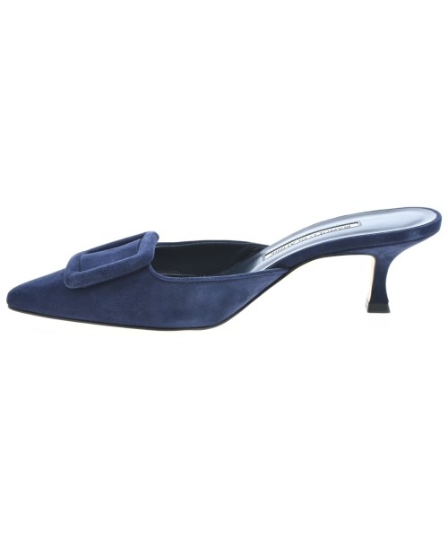 MANOLO BLAHNIK（マノロ　ブラニク）パンプス 紺 サイズ:EU36 1/2(23cm位) レディース/2200702588020