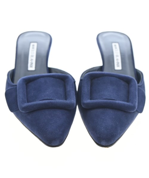 MANOLO BLAHNIK（マノロ　ブラニク）パンプス 紺 サイズ:EU36 1/2(23cm位) レディース/2200702588020