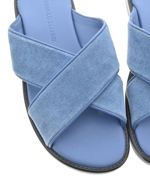 MANOLO BLAHNIK（マノロ　ブラニク）サンダル 青 サイズ:UK6 1/2(25cm位) メンズ/2200702647185