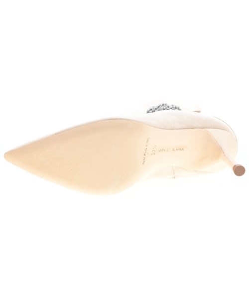 MANOLO BLAHNIK（マノロ　ブラニク）ブーツ ベージュ サイズ:EU37 1/2(24cm位) レディース/2200708630075