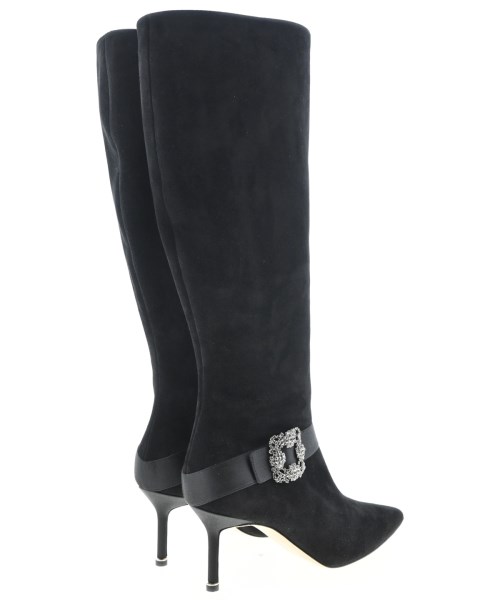 MANOLO BLAHNIK（マノロ　ブラニク）ブーツ 黒 サイズ:EU37 1/2(24cm位) レディース/2200708630082