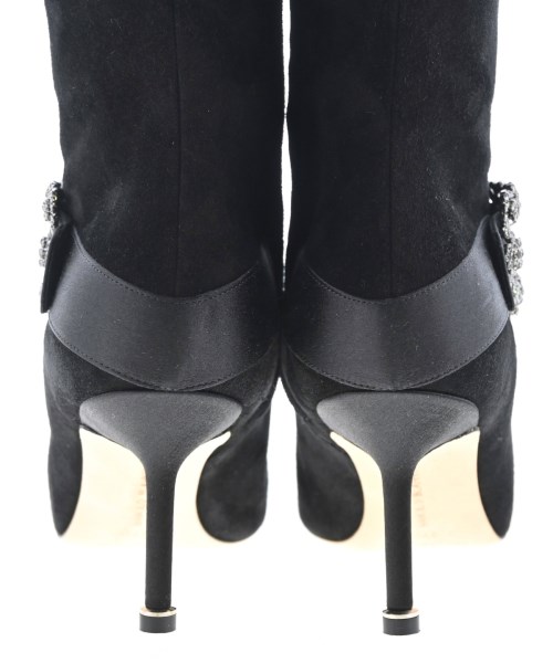 MANOLO BLAHNIK（マノロ　ブラニク）ブーツ 黒 サイズ:EU37 1/2(24cm位) レディース/2200708630082