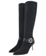 MANOLO BLAHNIK（マノロ　ブラニク）ブーツ 黒 サイズ:EU37 1/2(24cm位) レディース/2200708630082
