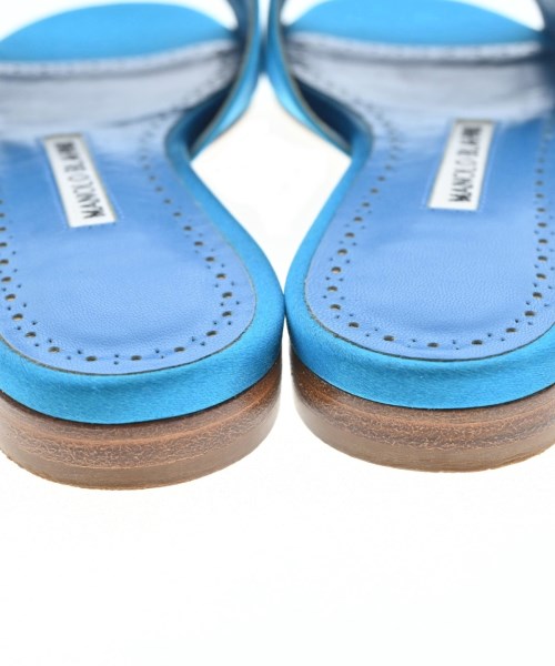 MANOLO BLAHNIK（マノロ　ブラニク）サンダル 青 サイズ:EU36 1/2(23cm位) レディース/2200709986034