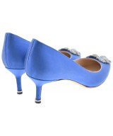 MANOLO BLAHNIK（マノロ　ブラニク）パンプス 青 サイズ:EU39(25.5cm位) レディース/2200666350176