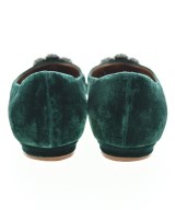 MANOLO BLAHNIK（マノロ　ブラニク）バレエシューズ/オペラシューズ 緑 サイズ:37 1/2(24cm位) レディース/2200667137745