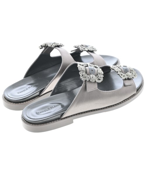 MANOLO BLAHNIK（マノロ　ブラニク）サンダル グレー サイズ:-(23cm位) レディース/2200724944064
