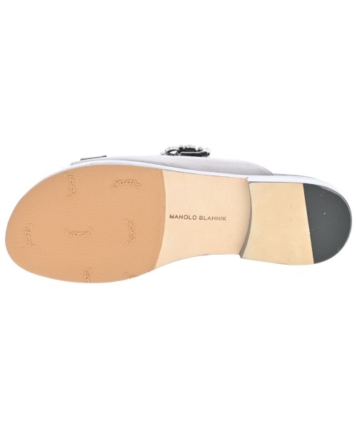 MANOLO BLAHNIK（マノロ　ブラニク）サンダル グレー サイズ:-(23cm位) レディース/2200724944064