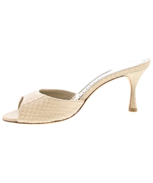 MANOLO BLAHNIK（マノロ　ブラニク）パンプス ベージュ サイズ:EU35 1/2(22cm位) レディース/2200721325071