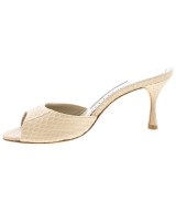 MANOLO BLAHNIK（マノロ　ブラニク）パンプス ベージュ サイズ:EU35 1/2(22cm位) レディース/2200721325071