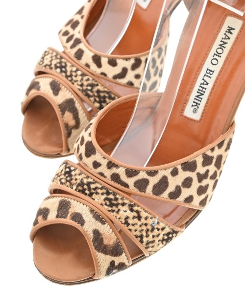 MANOLO BLAHNIK（マノロ　ブラニク）サンダル 茶 サイズ:EU36(22.5cm位) レディース/2200719498169