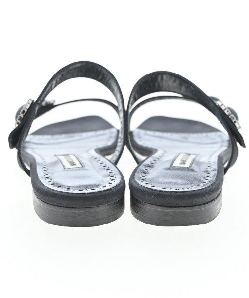 MANOLO BLAHNIK（マノロ　ブラニク）サンダル 黒 サイズ:EU39(25.5cm位) レディース/2200724038268