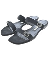 MANOLO BLAHNIK（マノロ　ブラニク）サンダル 黒 サイズ:EU39(25.5cm位) レディース/2200724038268