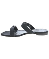 MANOLO BLAHNIK（マノロ　ブラニク）サンダル 黒 サイズ:EU39(25.5cm位) レディース/2200724038268