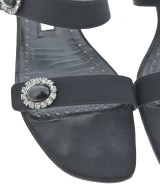 MANOLO BLAHNIK（マノロ　ブラニク）サンダル 黒 サイズ:EU39(25.5cm位) レディース/2200724038268