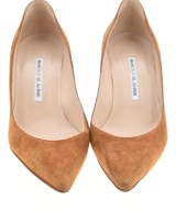MANOLO BLAHNIK（マノロ　ブラニク）パンプス 茶 サイズ:351/2(22cm位) レディース/2200724724017