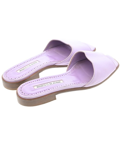 MANOLO BLAHNIK（マノロ　ブラニク）サンダル 紫 サイズ:EU37(23.5cm位) レディース/2200725547028