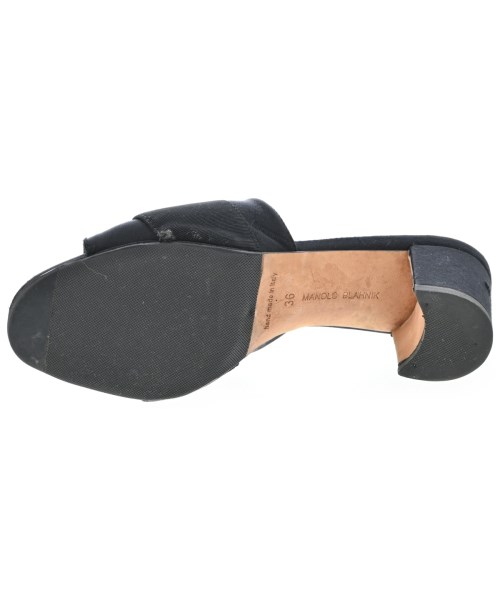 MANOLO BLAHNIK（マノロ　ブラニク）サンダル 黒 サイズ:EU36(22.5cm位) レディース/2200726838088