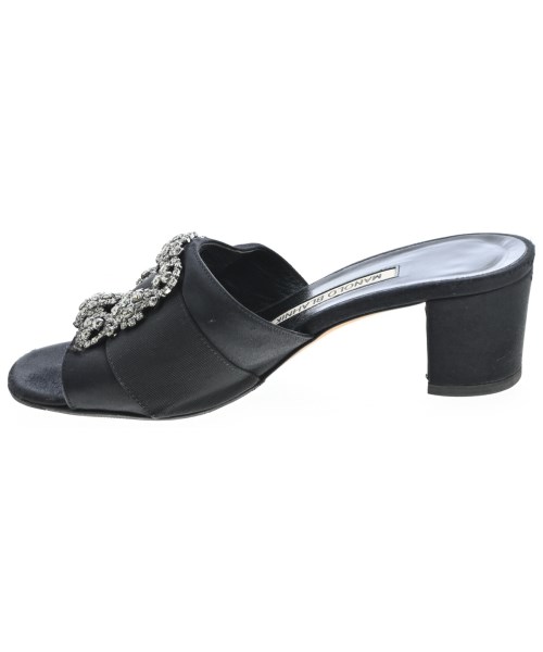 MANOLO BLAHNIK（マノロ　ブラニク）サンダル 黒 サイズ:EU36(22.5cm位) レディース/2200726838088