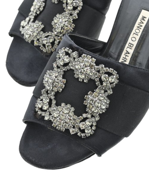 MANOLO BLAHNIK（マノロ　ブラニク）サンダル 黒 サイズ:EU36(22.5cm位) レディース/2200726838088