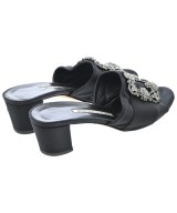 MANOLO BLAHNIK（マノロ　ブラニク）サンダル 黒 サイズ:EU36(22.5cm位) レディース/2200726838088