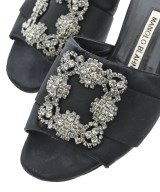 MANOLO BLAHNIK（マノロ　ブラニク）サンダル 黒 サイズ:EU36(22.5cm位) レディース/2200726838088