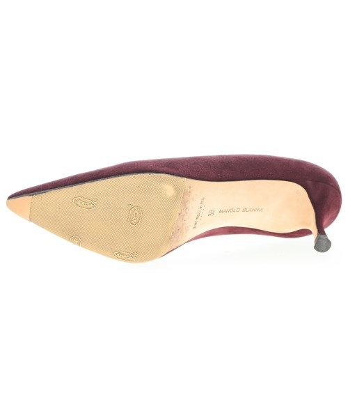 MANOLO BLAHNIK（マノロ　ブラニク）パンプス 赤 サイズ:EU38(24.5cm位) レディース/2200728430013