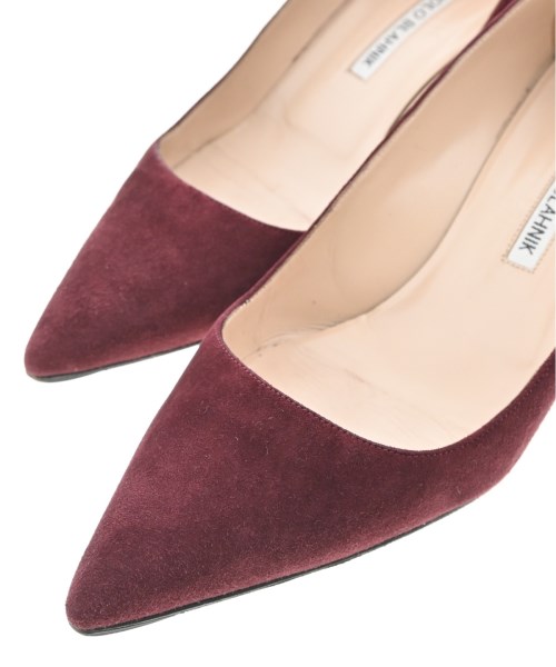 MANOLO BLAHNIK（マノロ　ブラニク）パンプス 赤 サイズ:EU38(24.5cm位) レディース/2200728430013