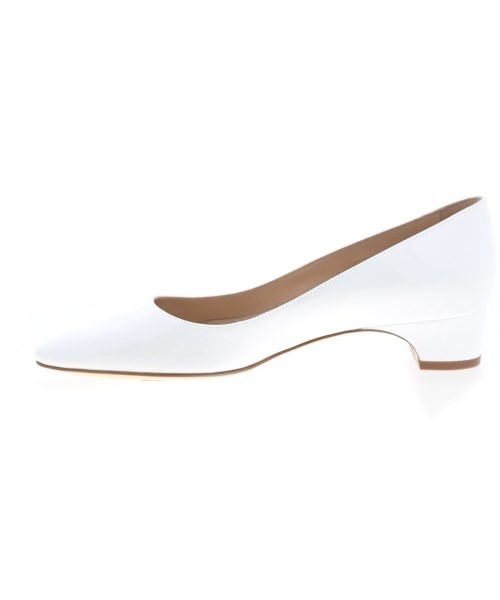 MANOLO BLAHNIK（マノロ　ブラニク）パンプス 白 サイズ:EU37 1/2(24cm位) レディース/2200683646269