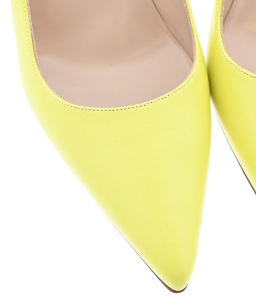 MANOLO BLAHNIK（マノロ　ブラニク）パンプス 黄 サイズ:EU37 1/2(24cm位) レディース/2200679914150