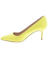 MANOLO BLAHNIK（マノロ　ブラニク）パンプス 黄 サイズ:EU37 1/2(24cm位) レディース/2200679914150