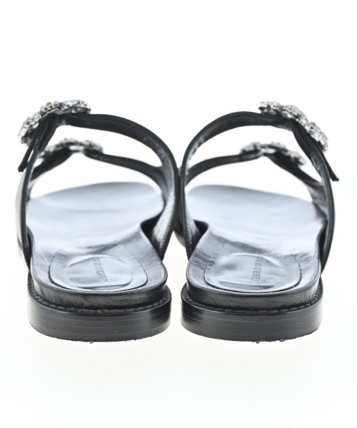 MANOLO BLAHNIK（マノロ　ブラニク）サンダル 黒 サイズ:EU37 1/2(24cm位) レディース/2200679757047