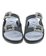 MANOLO BLAHNIK（マノロ　ブラニク）サンダル 黒 サイズ:EU37 1/2(24cm位) レディース/2200679757047