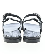 MANOLO BLAHNIK（マノロ　ブラニク）サンダル 黒 サイズ:EU37 1/2(24cm位) レディース/2200679757047