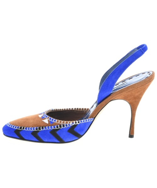 MANOLO BLAHNIK（マノロ　ブラニク）パンプス 青 サイズ:EU37(23.5cm位) レディース/2200685166185