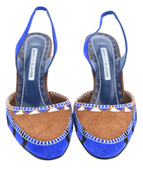 MANOLO BLAHNIK（マノロ　ブラニク）パンプス 青 サイズ:EU37(23.5cm位) レディース/2200685166185