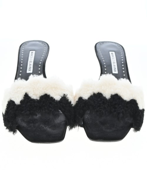 MANOLO BLAHNIK（マノロ　ブラニク）サンダル 黒 サイズ:EU39(25.5cm位) レディース/2200690063028