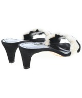 MANOLO BLAHNIK（マノロ　ブラニク）サンダル 黒 サイズ:EU39(25.5cm位) レディース/2200690063028