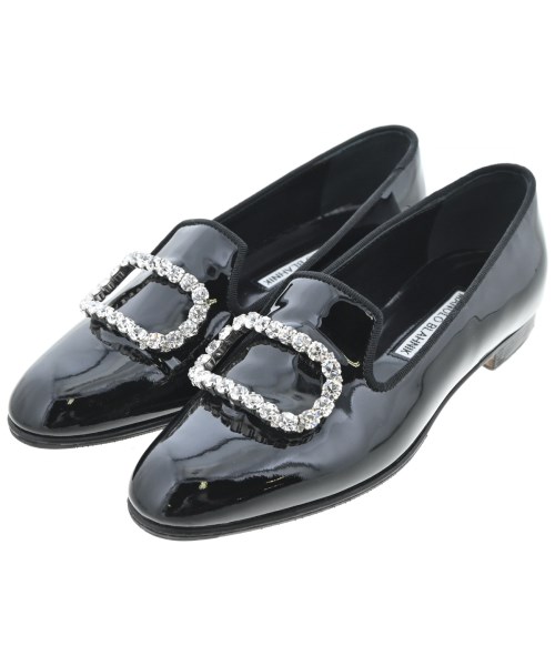 MANOLO BLAHNIK(マノロ　ブラニク)バレエシューズ/オペラシューズ 黒 サイズ:EU35(21.5cm位)/2200687078035