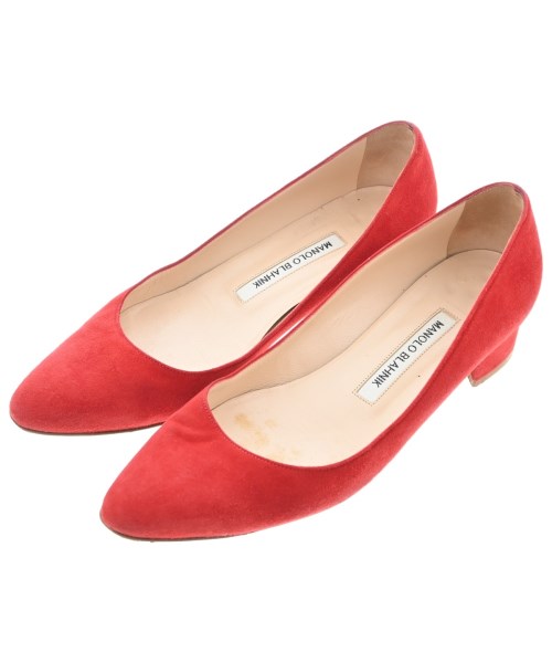 MANOLO BLAHNIK(マノロ　ブラニク)パンプス 赤 サイズ:EU37(23.5cm位)/2200692729021