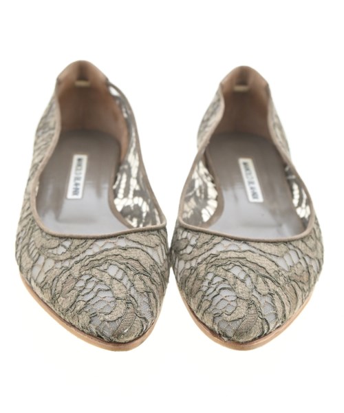 MANOLO BLAHNIK（マノロ　ブラニク）パンプス グレー サイズ:EU37(23.5cm位) レディース/2200692729052